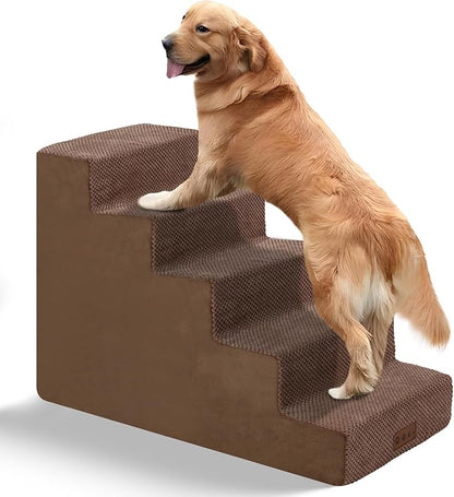 Dog Steps for High Bed 5-Steps Pet 23" H