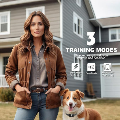 Dog Training Collar 2600FT Remote 3 Training