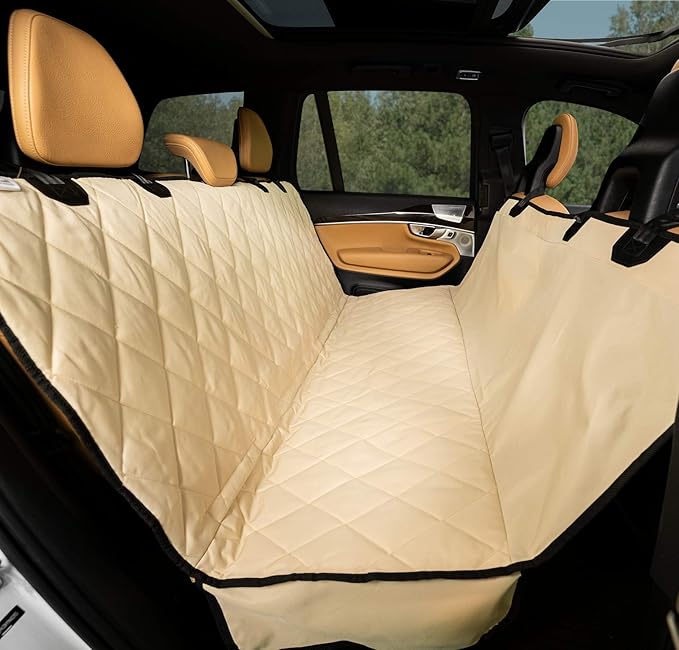 Plush Paws Products Premium Rear Car Seat Protector w/ Hammock