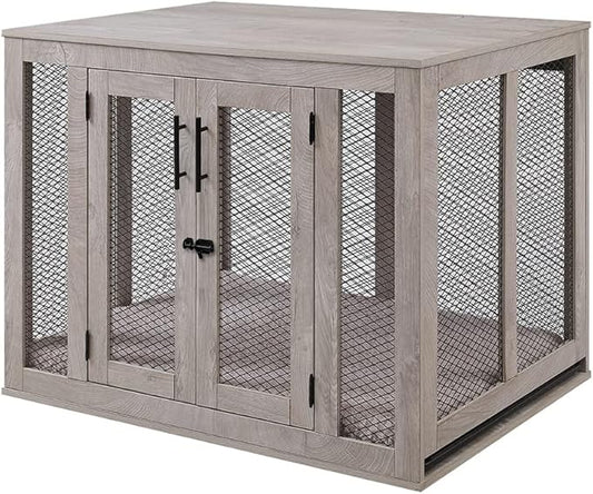 unipaws Large Dog Crate Furniture 70 lbs