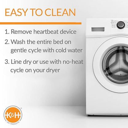 K&H Pet Products Mother’s Heartbeat Puppy Crate Pad for Dogs 21" X 31"