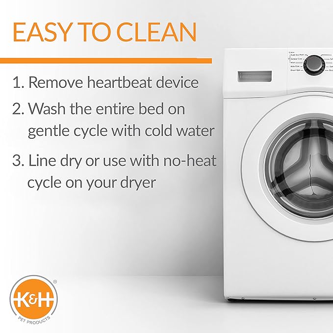 K&H Pet Products Mother’s Heartbeat Puppy Crate Pad for Dogs 14" X 22"