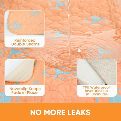 PJYucien Reusable Pee Pads for Dogs 71" x 71" Washable