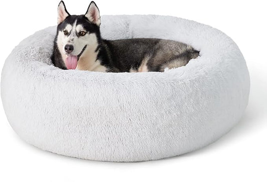 Bedsure Calming Dog Bed for Large Dogs 36 inches 100 lbs