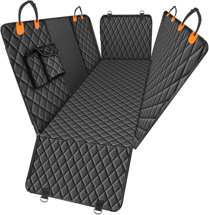 Waterproof Dog Car Seat Cover for Back Seat: Suitable for Small and Large Dogs (54" W 58" L))