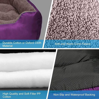 PUPPBUDD Dog Beds for Medium Dogs