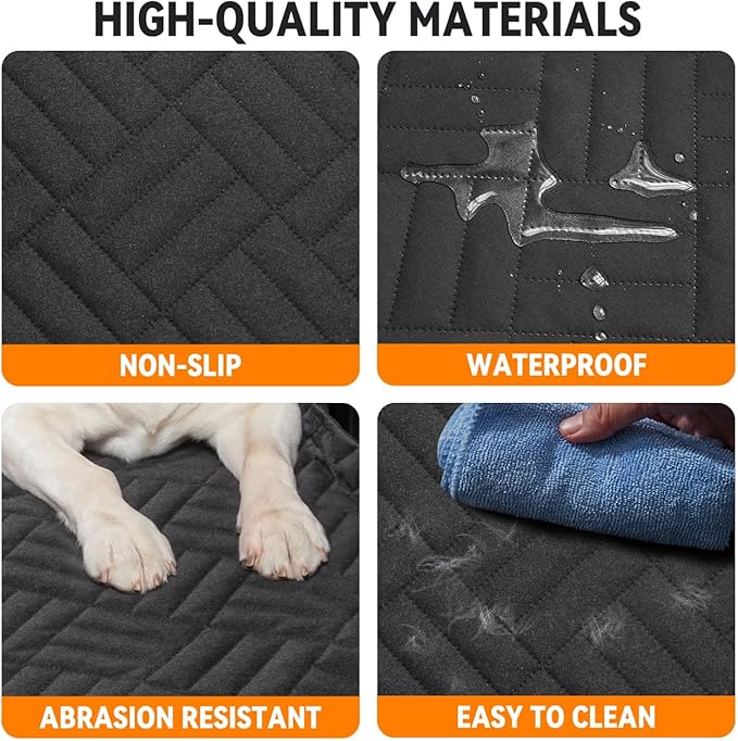 YJGF Dog Back Seat Extender for Truck F150/RAM1500/Silverado (black)