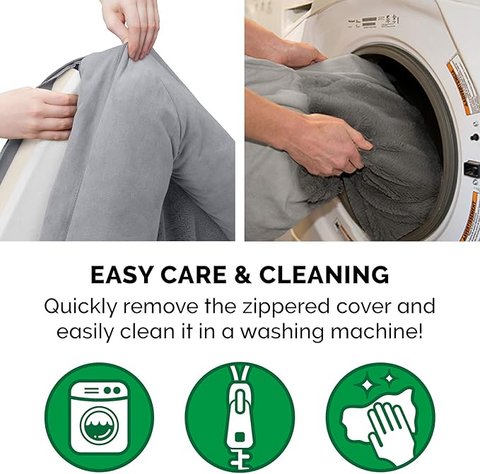 Furhaven Memory Foam Dog Bed for Large/Medium Dogs w/ Removable Bolsters & Washable Cover 55 lbs