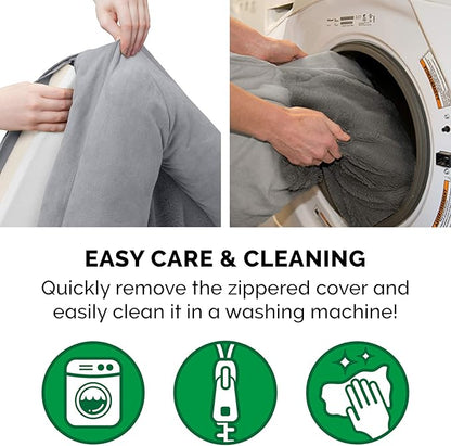 Furhaven Memory Foam Dog Bed for Large Dogs w/ Removable Bolsters & Washable Cover 125 lbs