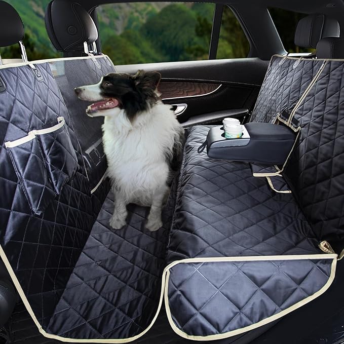 Lassie 4 in 1 Full Coverage Dog Car Floor Hammock 100% Waterproof
