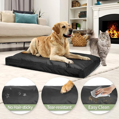 Dog Bed Covers with Zipper Washable Replacement Covers Covers-36"x27"x3"inch