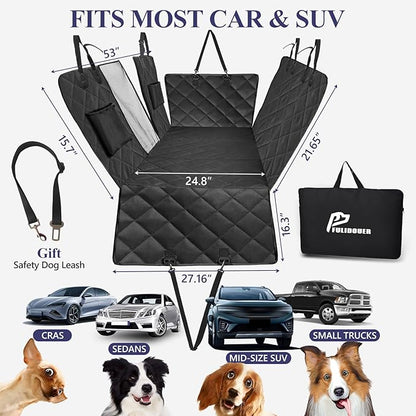 Back Seat Extender for Dogs 400lbs, Hard