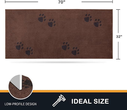 PURRUGS Dirt Trapper Door Mat 32" x 70"