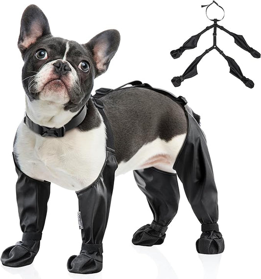 Dog Suspender Boots Waterproof Dog Shoes for Small Medium Dogs