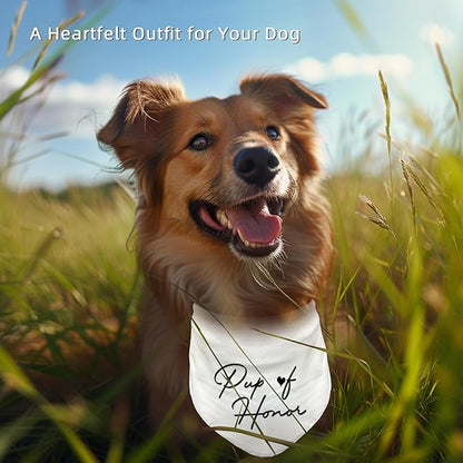 Pup of Honor Dog Bandanas 2 Packs,