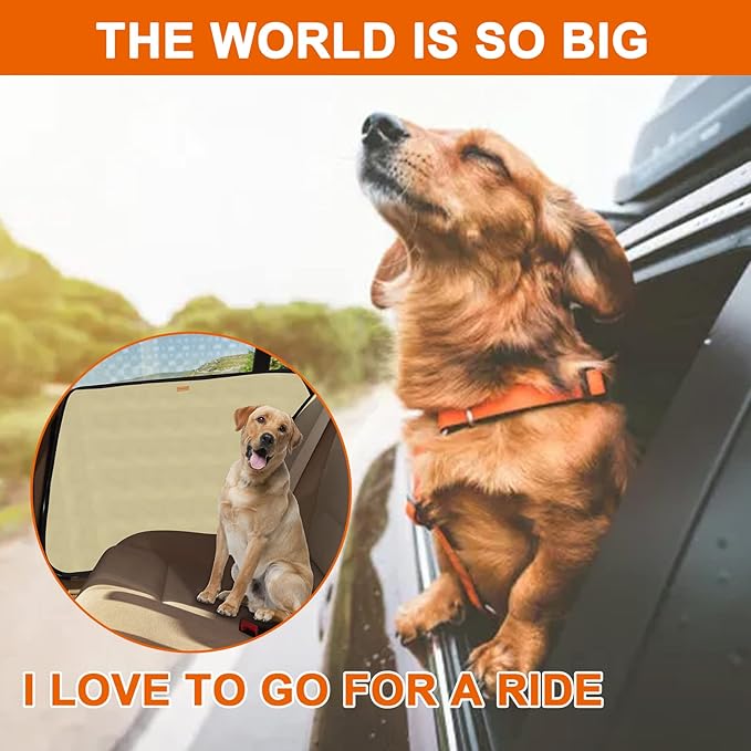 DogLemi 2 Pack Dog Car Door Protector 600D Oxford