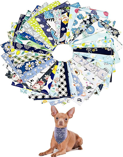 PET SHOW 50pcs Bulk Boys Small Dog Bandanas