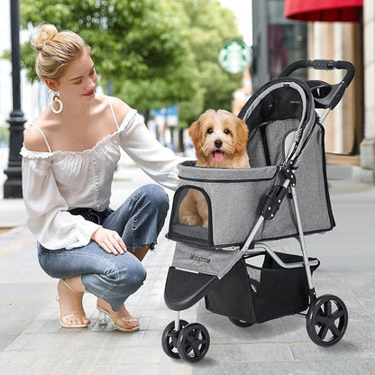 Pet Stroller 3 Wheel,