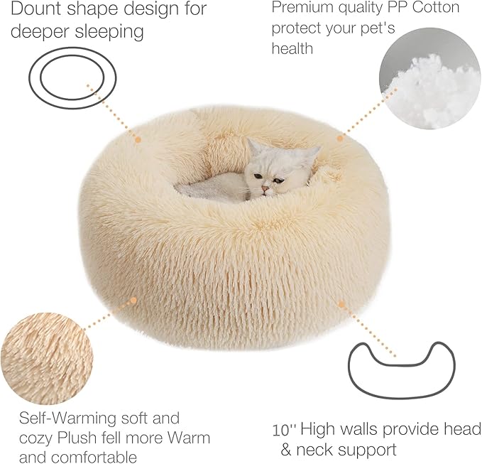 Calming Dog Cat Bed