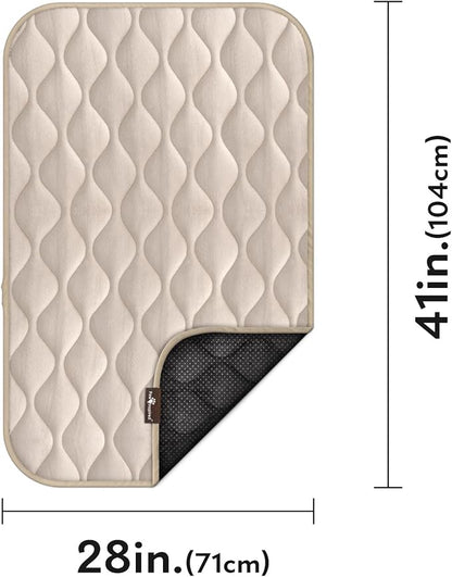 Paw Inspired Washable Padded Crate Mats for Dogs 41” x 28” Pad, 42-inch Kennels