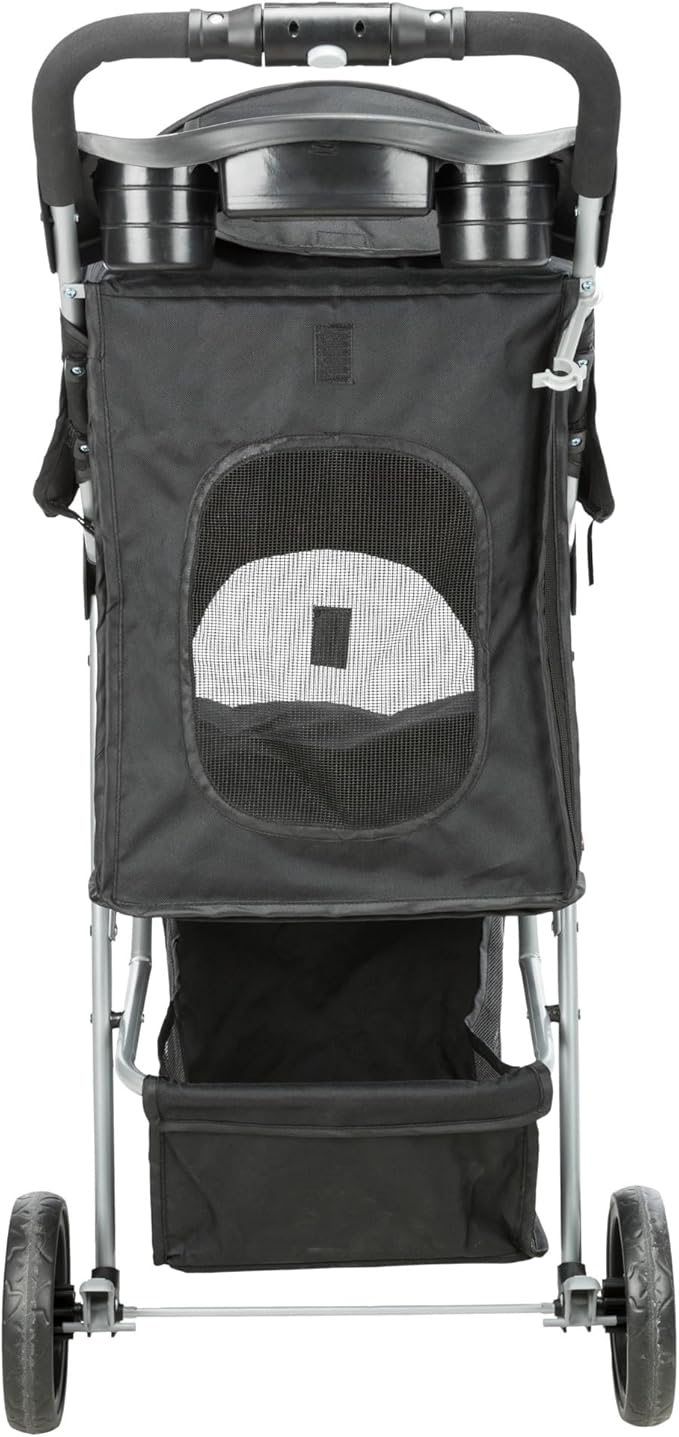 TRIXIE Foldable Pet Stroller for Cats and Dogs