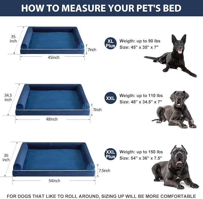 BFPETHOME XL Dog Beds for Extra Large Dogs