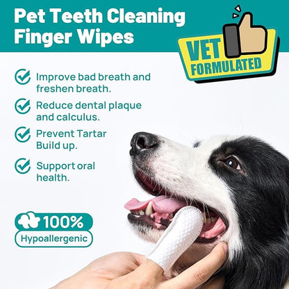 Dog Dental Care Wipes (50 Pcs)
