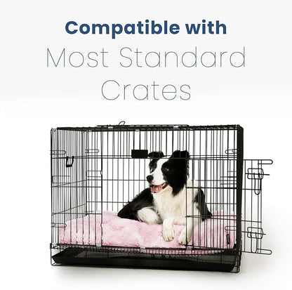 Washable Dog Bed Deluxe Breeds.35 * 23",Pink