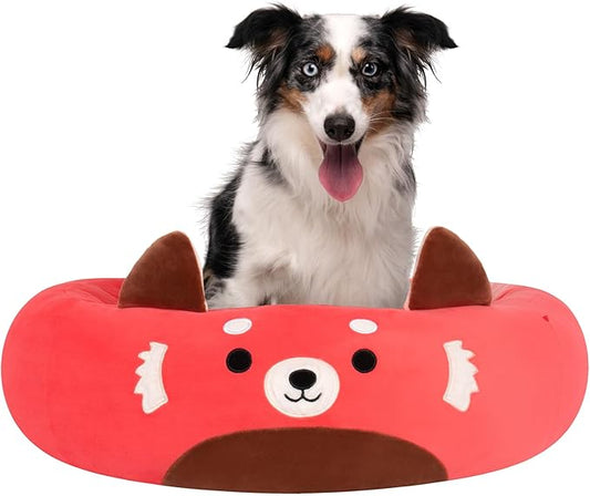 Squishmallows Original 24-Inch Cici The Red Panda Pet Bed