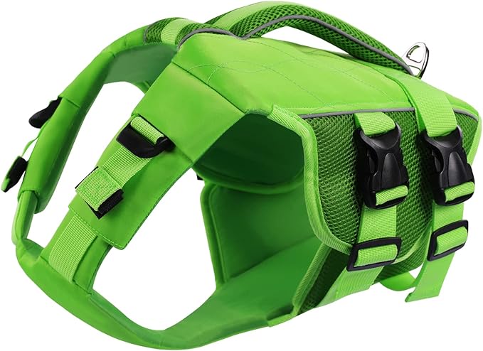 ASENKU Dog Life Jacket with Rescue Handle