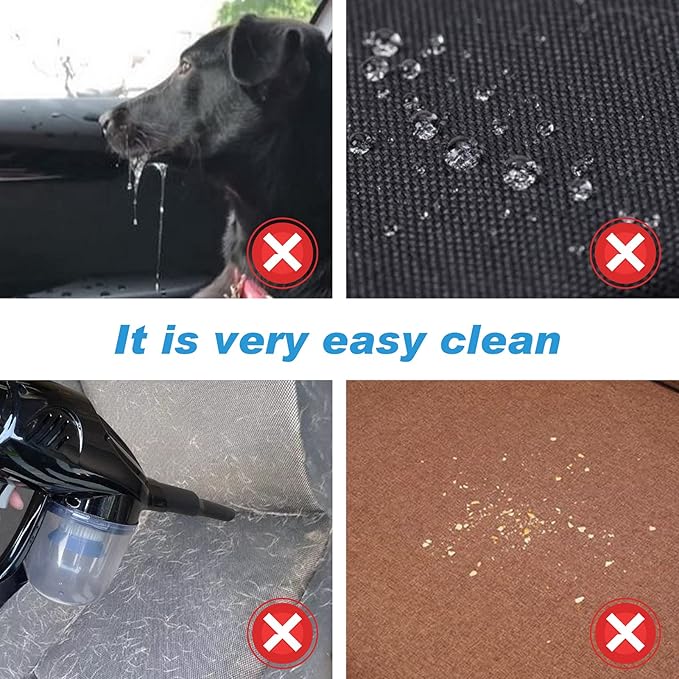 Asooll Backseat Dog Cover for Car