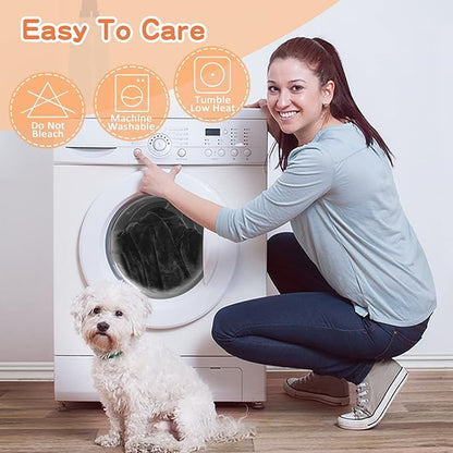 Large Dog Blanket-40 x 50" Soft Fleece Dog Blanket for Large Dog Washable