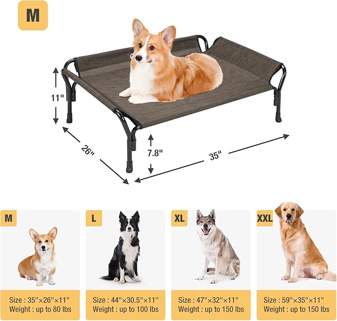 Veehoo Medium Elevated Dog Bed