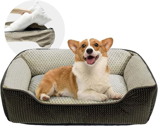 Miguel Removable Washable Dog Bed for Medium Dog Easy Clean 30 Inch