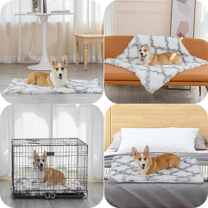 PJYuCien Fluffy Fleece Calming Pet Throw Blanket 24 * 32", Machine
