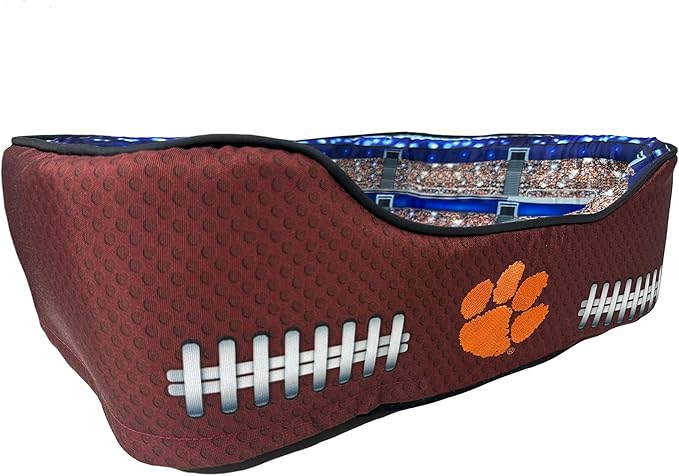 NCAA Clemson Tigers Stadium Dog Bed