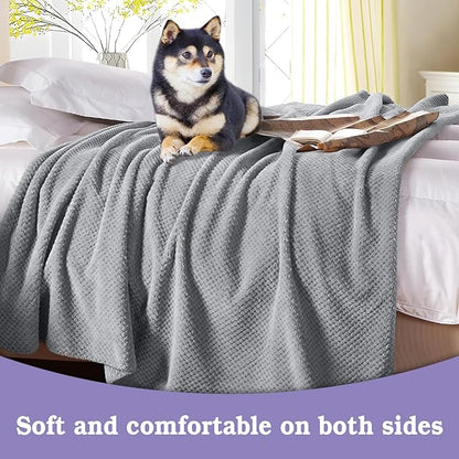PINVNBY Dog Blankets for Medium Large Dogs 60"x78.74" Pet