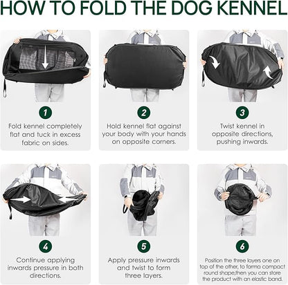 Love's cabin 36in Portable Upgrade Large Dog Bed