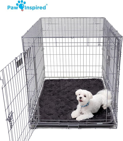 Paw Inspired Washable Padded Crate Mats for Dogs 41” x 28” Pad, 42-inch Kennels