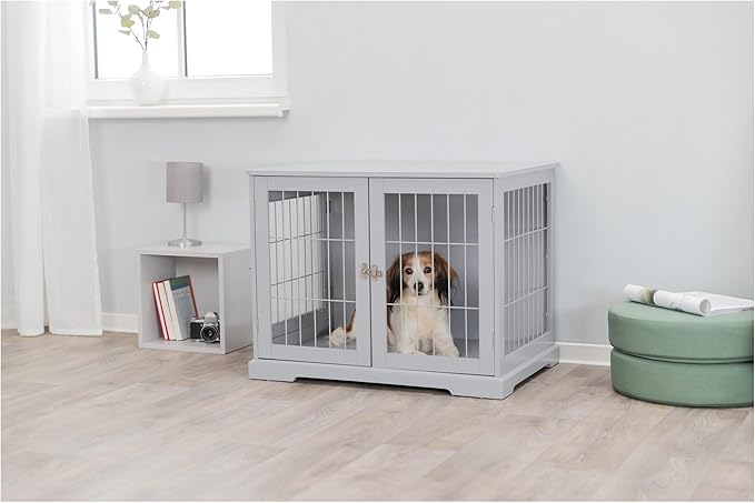 TRIXIE 29.5" Indoor Dog Crate 25 lb,