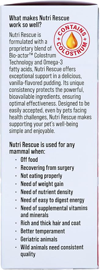 Small Pet Select Nutri-Rescue (Fast Nutrition to Keep GI Tract Moving) (8 OZ Liquid)