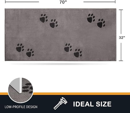 PURRUGS Dirt Trapper Door Mat 32" x 70"