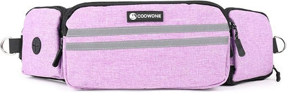 Hands Free Dog Leash with Dog Walking Fanny Pack for Large Medium Small Dogs