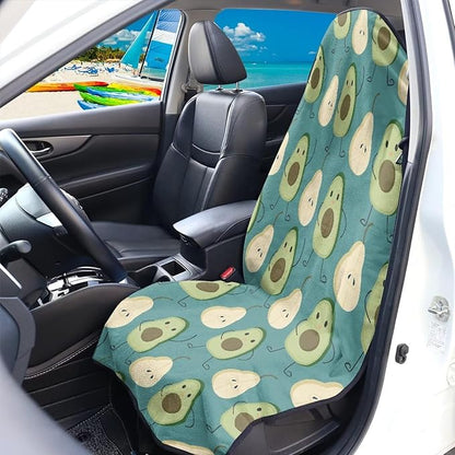 Yewattles Avocado Pattern Waterproof Bucket Car Seat Protector
