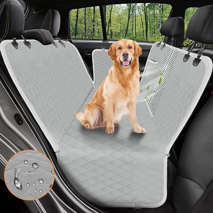 Dog Car Seat Cover 600D Heavy 100% Waterproof
