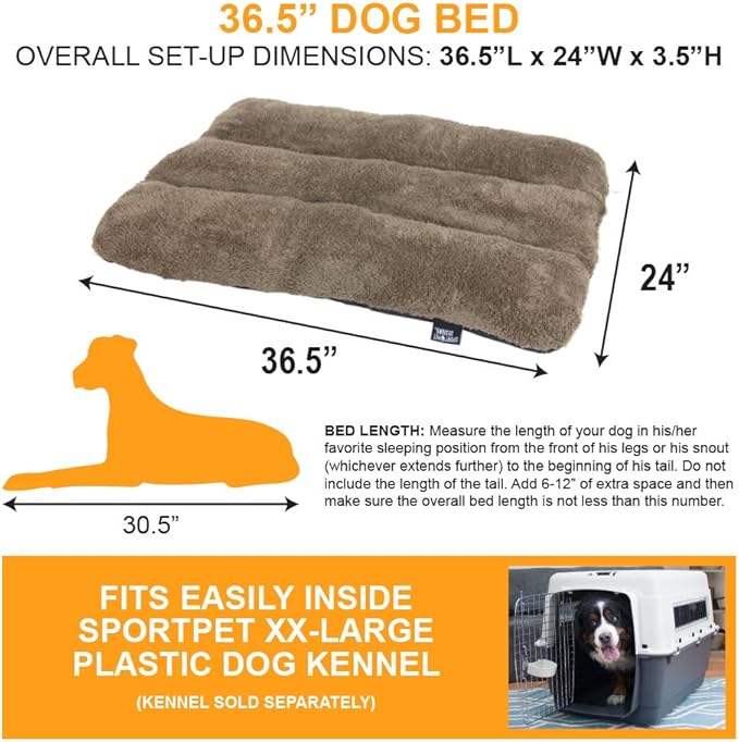 SportPet Designs Waterproof Pet Bed 36 inches