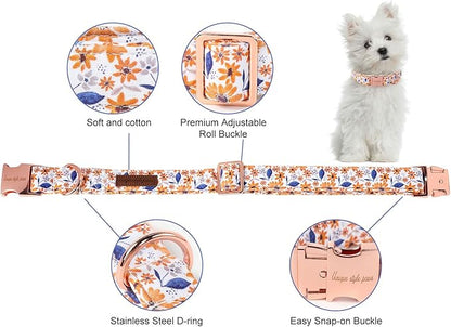 Unique style paws Dog Collar Metal Buckle Collar