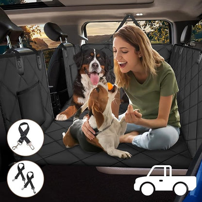 FULIDOUER Truck Back Seat Extender for Dogs 400lbs, Hard