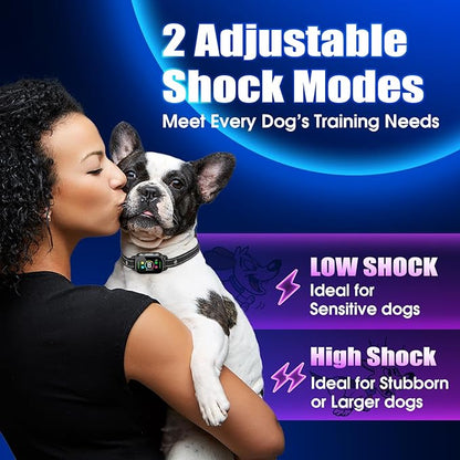 NHUJK Bark Collar- Smart Dog Bark Collar for Small Medium Large Dogs 8 Adjustable