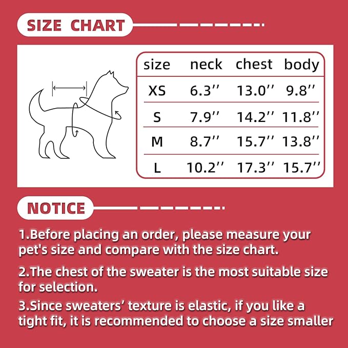 Dog Pullover Sweater